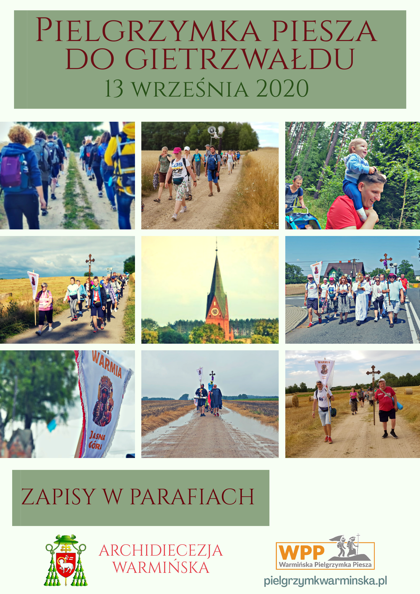 13.09.2020 r. – Pielgrzymka Piesza do Gietrzwałdu